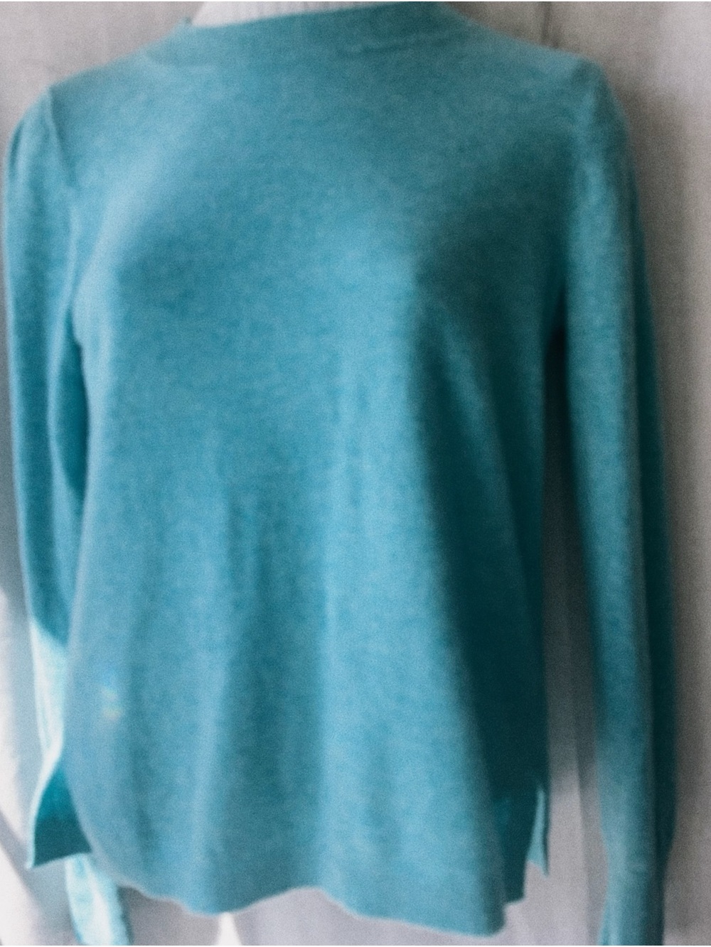 💙 100% Cashmere • J.Crew • Soft Aqua Blue • Sea Glass Daydream Crewneck
